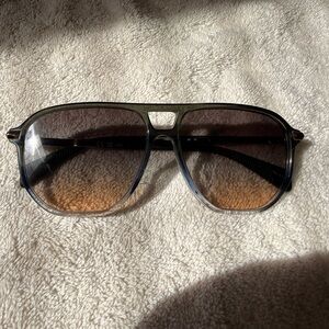 Rag and Bone Gradient Aviator Sunglasses -  RNB1074/S